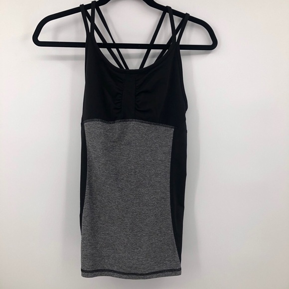 Champion black/gray tank top crisscross‎ strap L - Picture 10 of 10